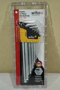 lot 31 image: Wiha 13-Piece Hex Ball End Inch L-Keys
