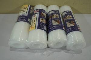 lot 36 image: 4 Plasto-O-Mat Ribbed Shelf Liner -12x25