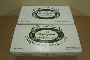 lot 120 image: 2 Bearington Collection Plush Dolls -Daisy & Belle, Tulip & Ducky