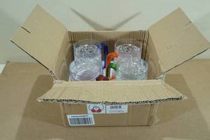 lot 122 image: Set of Four Freezer Mugs -Red, Blue, Green, Orange
