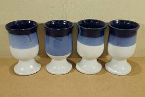 lot 176 image: Set of Four Heavy Duty Stoneware Goblets