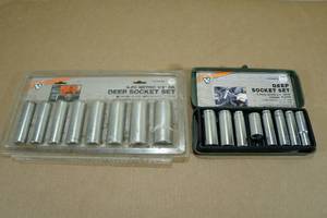 lot 211 image: Deep Metric Sockets - 12 and 38 Drive