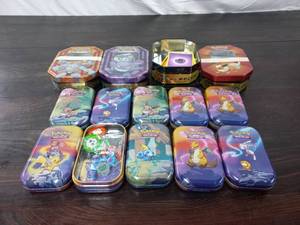 lot 43 image: Collection Of Pokemon Card Tins
