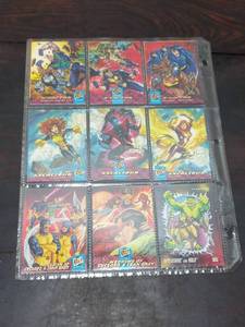 lot 59 image: Collection Of Vintage X-Men Comic Images By Ultra Fleer