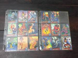 lot 62 image: Collection Of Vintage X-Men Comic Images By Ultra Fleer
