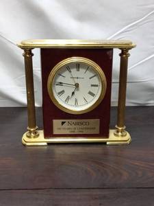 lot 86 image: Howard Miller Mantel Clock (Nabisco 100 Years Of Leadership)