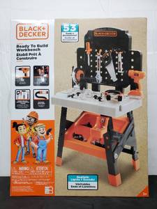 lot 203 image: BlackDecker Junior Ready To Build Workbench