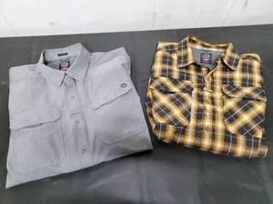 lot 213 image: Two Wrangler All Terrain Gear Regular-Fit Shirts