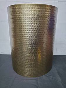 lot 218 image: Brass Toned Accent Table