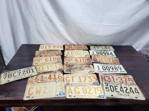 lot 136 image: License Plates
