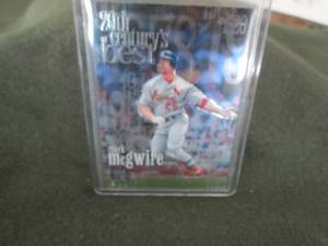 lot 20 image: 2000 Topps Chrome MARK McGWIRE 20th...