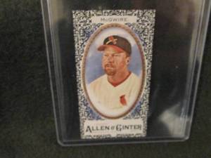lot 27 image: 2017 Topps Allen & Ginter MARK MCGW...