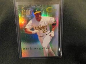lot 34 image: 1997 Circa Icons #7 Mark McGwire Ca...