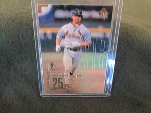lot 47 image: 1999 Sp Authentics Home Run Chronic...