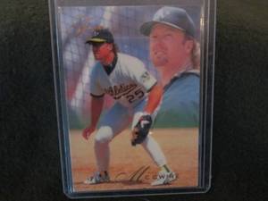 1993 FLAIR MARK MCGWIRE OAKLAND ATH...