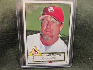 2001 Topps Heritage Mark Mcgwire #1...