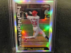 MARK MCGWIRE 2000 TOPPS CHROME #456...