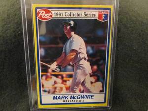 1991 Post Collector Series Mark McG...