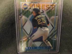 Topps Finest 1995 Mark McGwire #169...