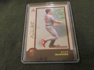 1998 Topps Bowman Chrome Mark McGwi...