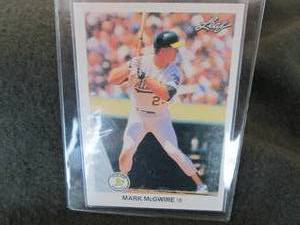 MARK McGUIRE 1990 LEAF CARD # 62 OA...