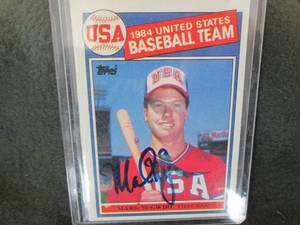1985 Topps MARK MCGWIRE 84 UNITED ...