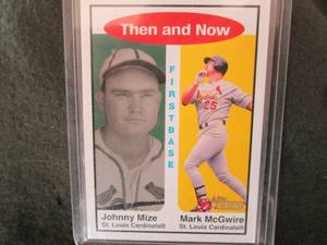 2001 Topps Heritage Then and Now #T...