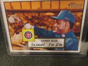 2001 Topps Heritage Sammy Sosa Chic...