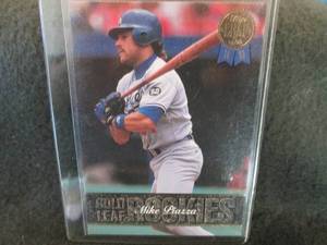 MIKE PIAZZA 1993 GOLD LEAF ROOKIE C...