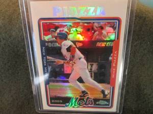2005 TOPPS CHROME MIKE PIAZZA NEW Y...