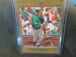 Mike Piazza Gold #53 2007 Topps C...