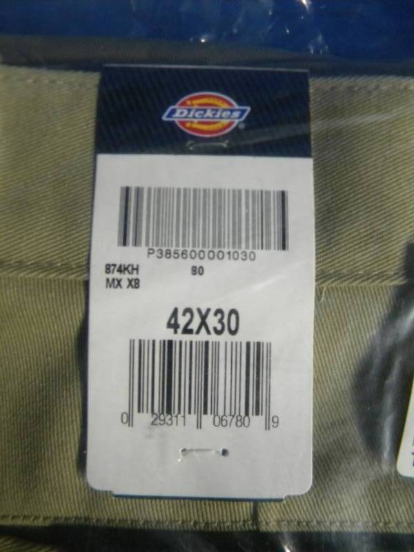 lot 5 image: Brand New  Dickies Mens Hospitality Work Pant (42 X 30)