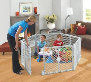 lot 61 image: Brand New Superyard XT Portable Play Yard