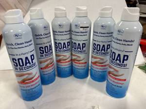 lot 19 image: Lot of 6 New Soap in Seconds