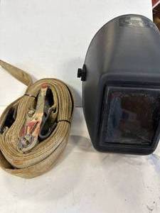lot 39 image: 2 Inch Tie Down Ratchet & Welding Helmet