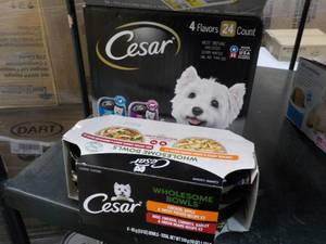 lot 80 image: Cesar Canned Dog Food...