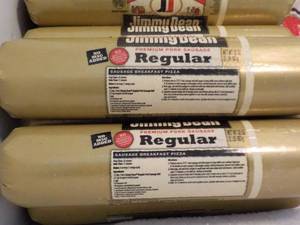lot 169 image: 2 - 32 oz Jimmy Dean Regular Sausag...