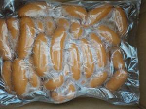 lot 179 image: 11 lb. Frozen Pkg Knockwurst...