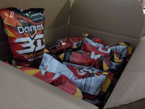 lot 206 image: 8 - 7 14 oz Bags Doritos 3D Crunch...