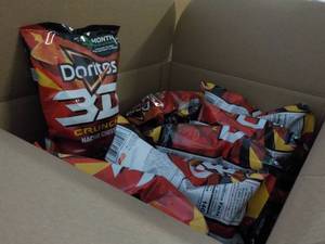 lot 207 image: 8 - 7 14 oz Bags Doritos 3D Crunch...