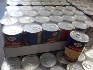 lot 215 image: 24 Cans American Beauty Navy Beans...