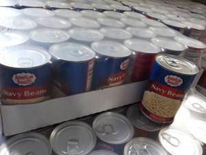 lot 219 image: 24 Cans American Beauty Navy Beans...