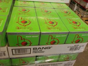 lot 234 image: 6 - 4 Packs Bang Sour Heads...