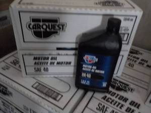 lot 283 image: 12 qt Bottles Carquest Motor Oil SA...