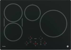 GE Profile - 36 Built-In Electric Induction Cooktop - Black on black ModelPHP9036DJBBSKU Retail $2,198.99 Unused