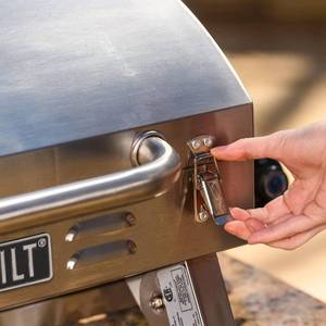 Masterbuilt MB20030819 Portable Propane Grill 10,000BTU Stainless Steel U Shaped