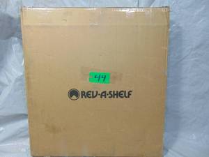 Rev-A-Shelf LD-2262-32-1 Lazy Daisy Polymer 33 Inch D-Shaped 2 - White