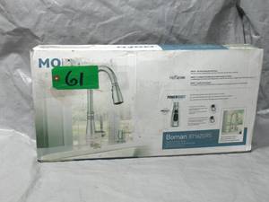 MOEN Boman Single Handle Pull-Down Sprayer Kitchen Faucet Stainless