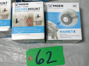 16 pack lot MOEN SecureMount Stainless Steel 3.17 Anchors SMA1000CH  Magnetix Remote CradlBrushed Nickel 196117SRN