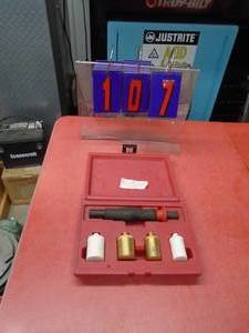 New polybrass punch set. As shown.